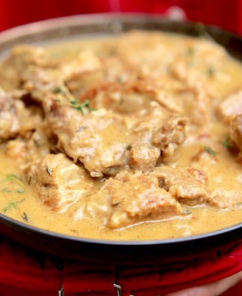 Sauté de veau à la moutarde