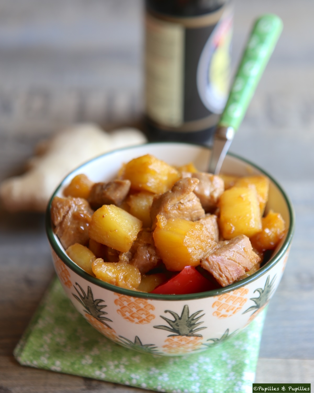 Porc sauté à l'asiatique 