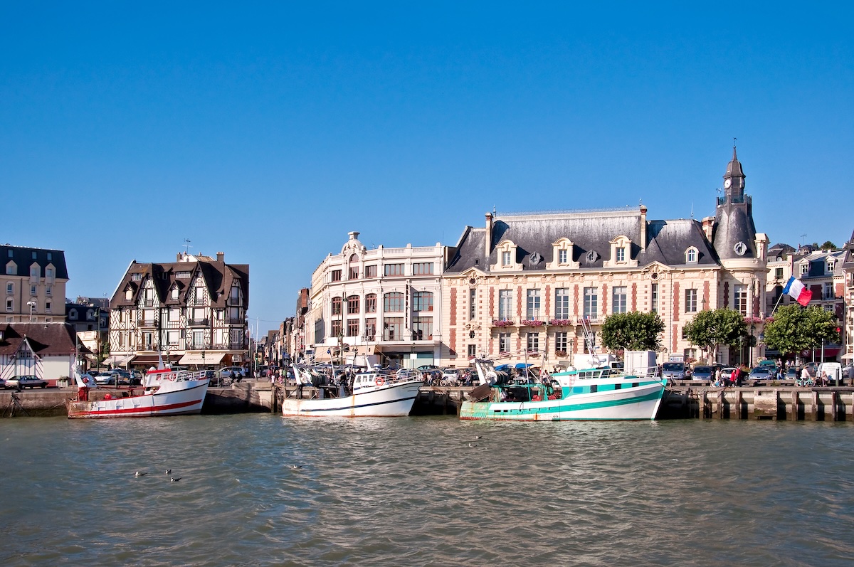 Port de Trouville-sur-Mer en Normandie