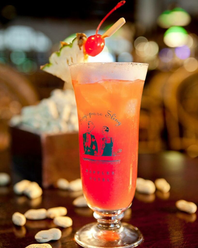 The Singapore Sling, le cocktail emblématique du Raffles