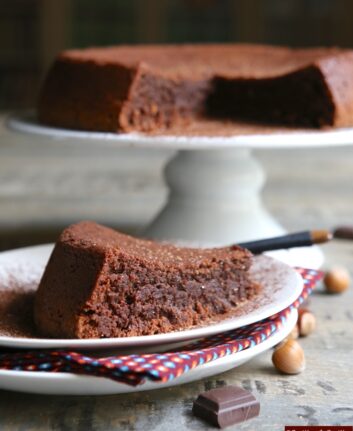 Gateau chocolat noisettes
