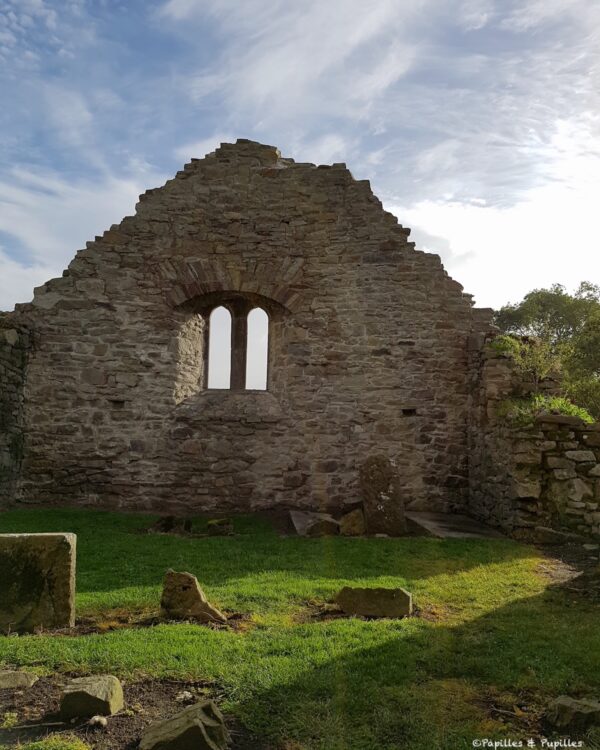 Façade en pierre de l’église médiévale de Newtown Jerpoint près de Thomastown