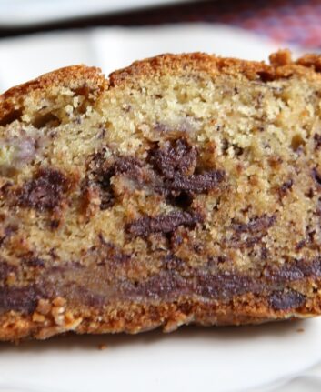 Banana bread aux pépites de chocolat