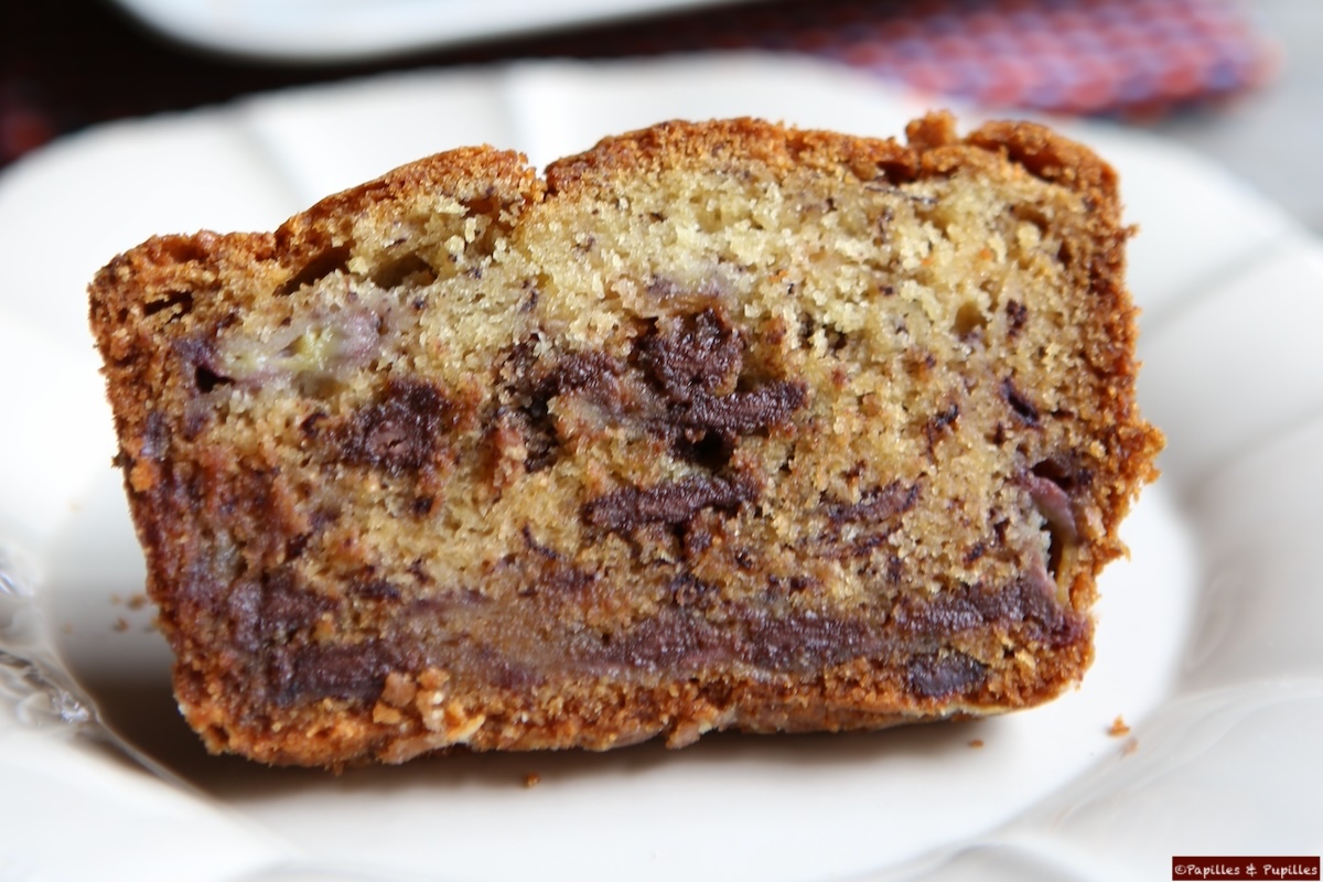 Banana bread aux pépites de chocolat