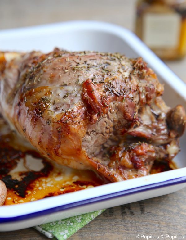 Gigot d'agneau au four