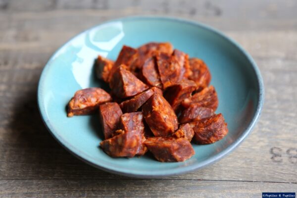 Chorizo avant cuisson