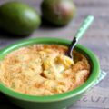 Gratin de mangues gingembre citron vert