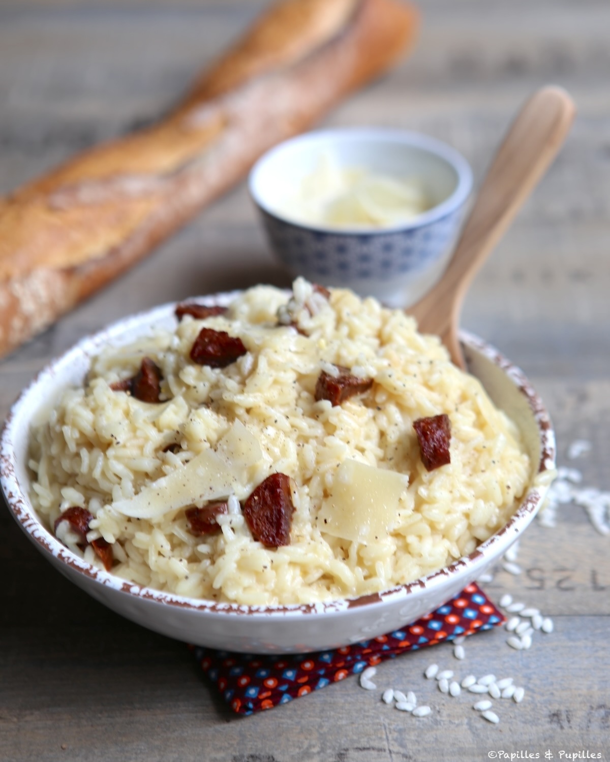Risotto au chorizo