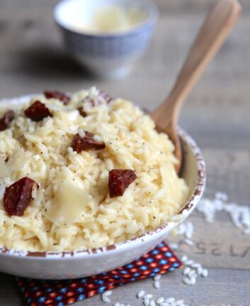 Risotto au chorizo