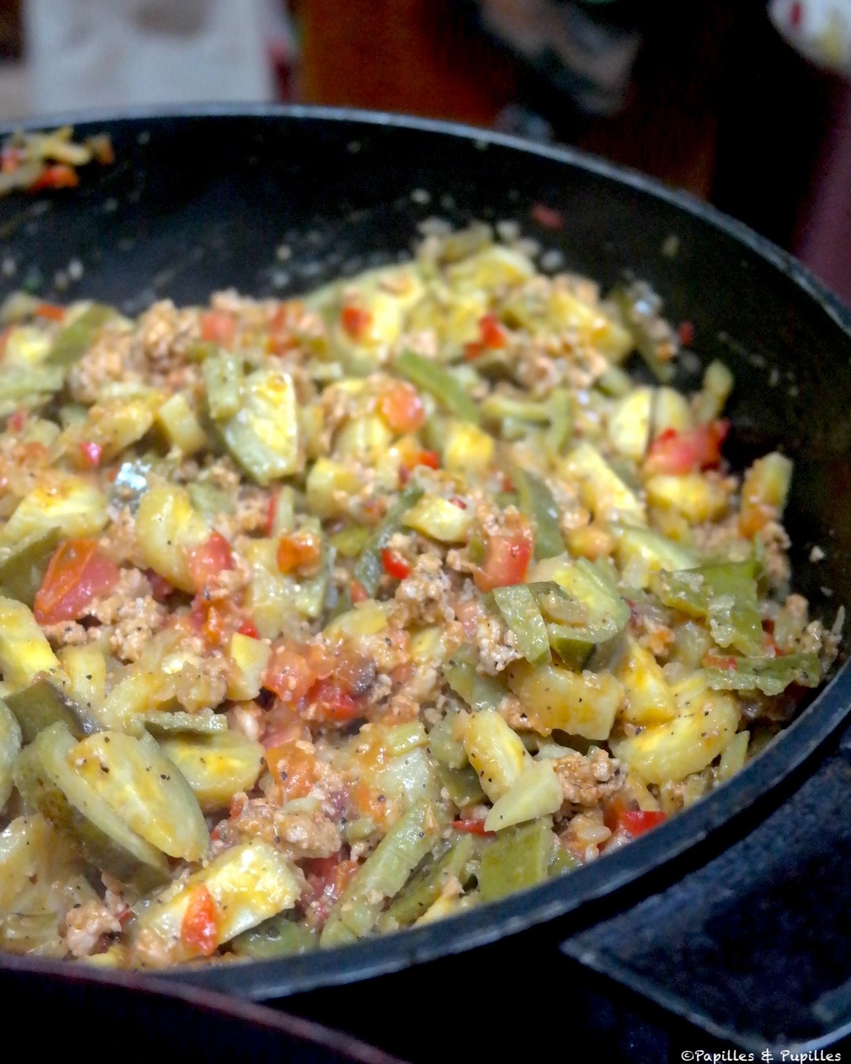 Picadillo di bananas