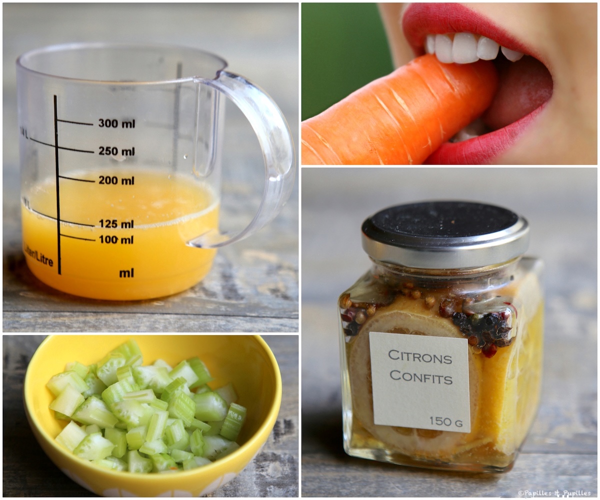 Ingrédients carottes braisées 