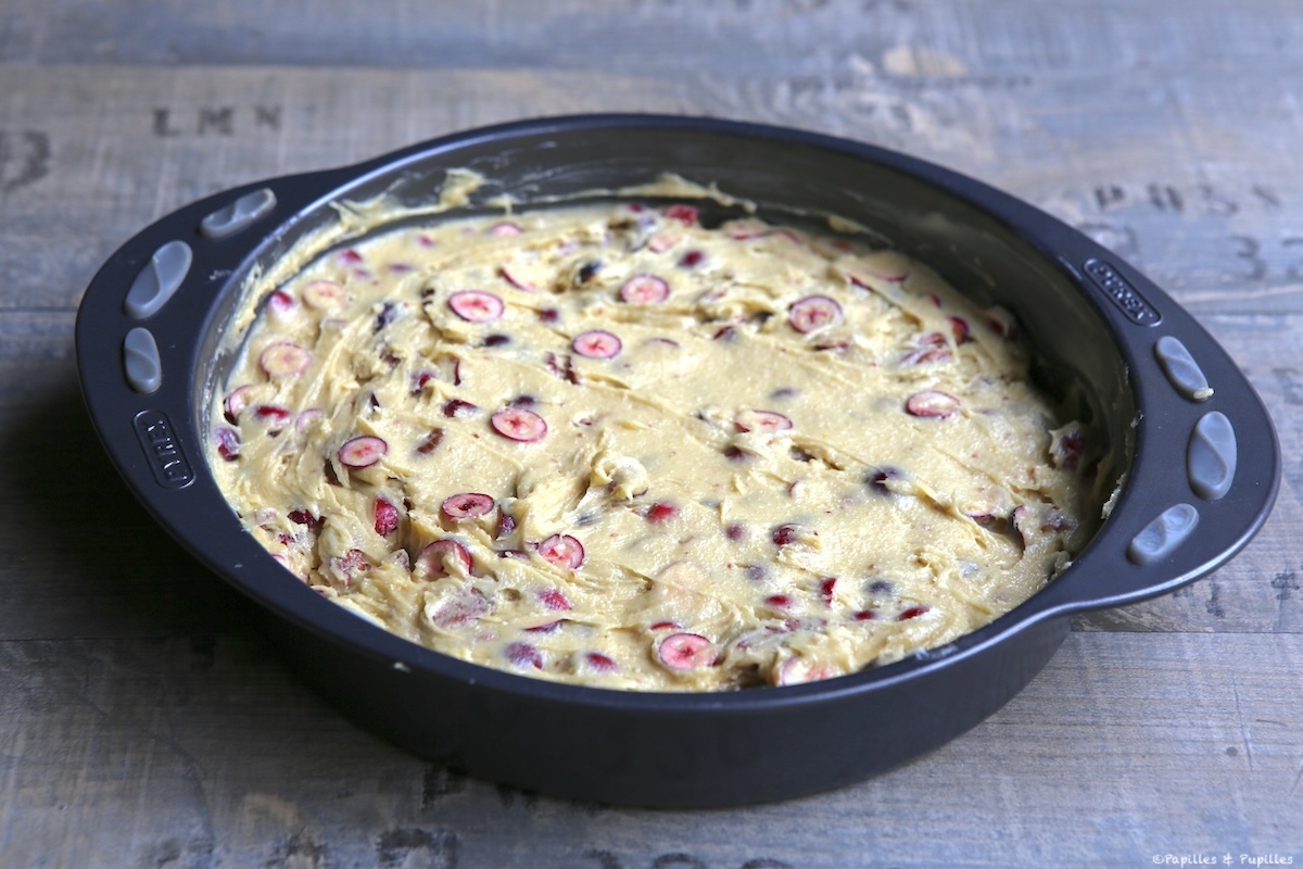 Gâteau avant cuisson