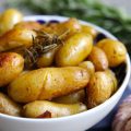 Pommes de terre confites ail et romarin