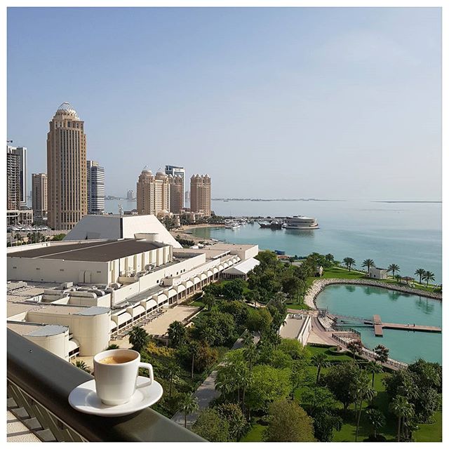 Coffee ☕ with view - Doha☉