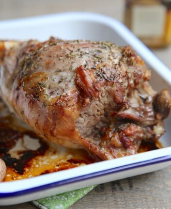 Gigot d'agneau de Pauillac au four