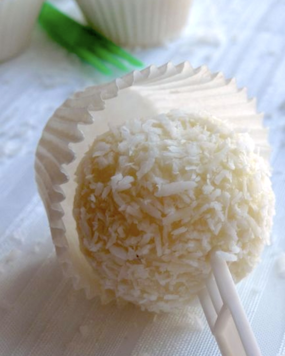 Truffes au chocolat blanc sans oeufs sans gluten