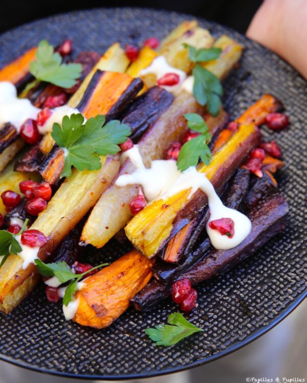 Carottes anciennes rôties aux épices