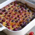 Clafoutis aux cerises et au lait de soja