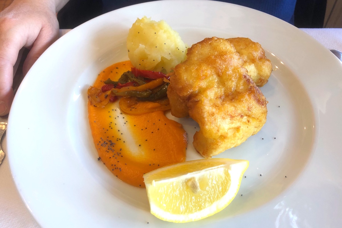 Merlu à la romaine 