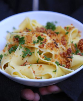 Pâte au croustillant de chorizo