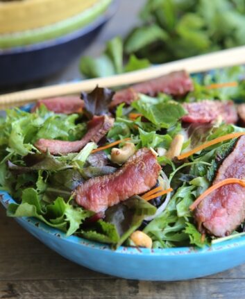 Salade de boeuf à l'asiatique