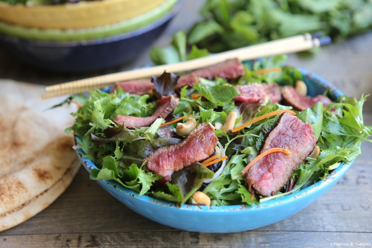 Salade de boeuf à l'asiatique