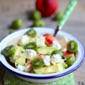 Salade nectarine avocat kiwaï feta