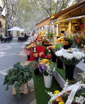 La rambla des fleurs, Palma de Majorque