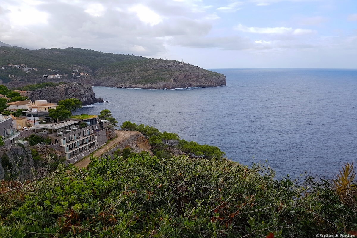 Vue depuis la terrasse de Caproig