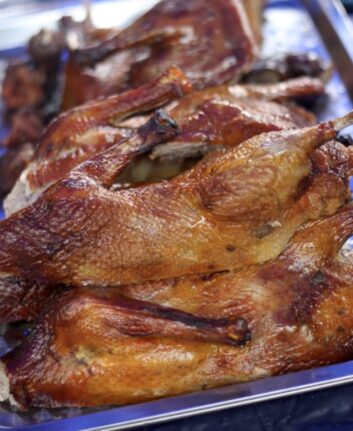 Canard rôti