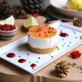 Cheesecake saumon coulis betterave gingembre