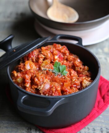 Sauce bolognaise aux piquillos
