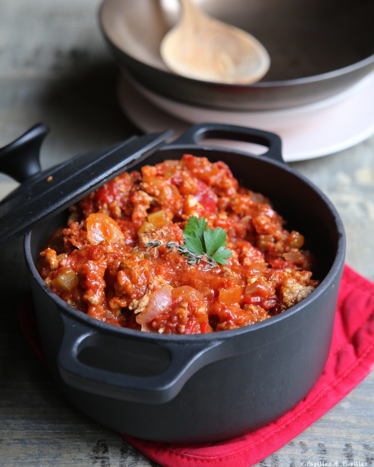 Sauce bolognaise aux piquillos