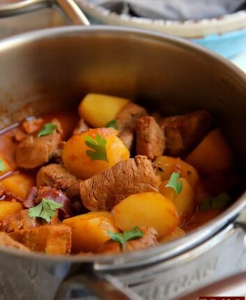 Sauté de porc au chorizo en cocotte