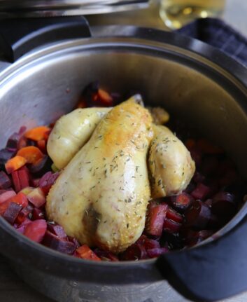 Coquelet aux carottes