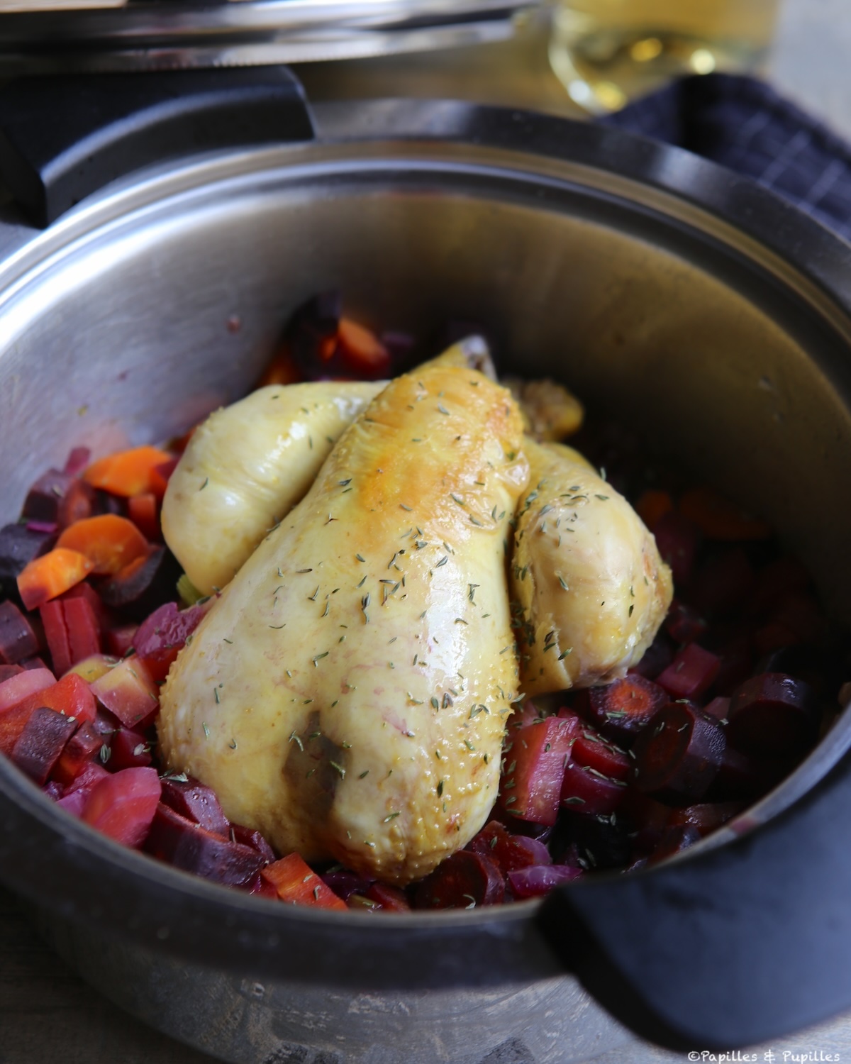 Coquelet aux carottes