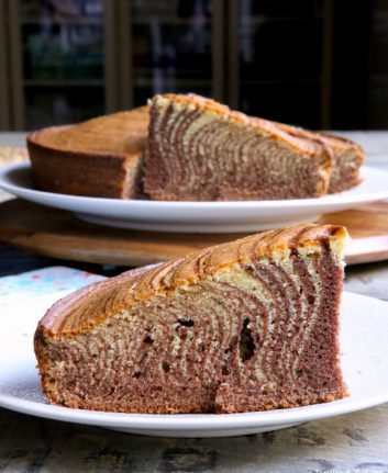 Gâteau zébré - Zebra cake