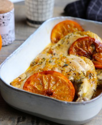 Pintade miel et orange