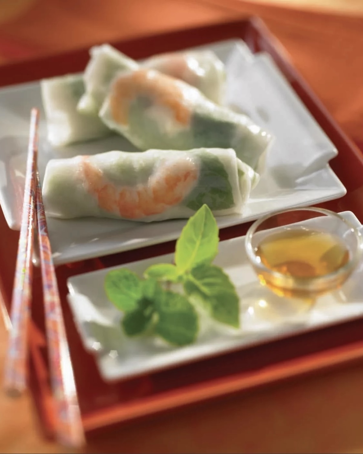 Rouleaux de printemps maison aux crevettes