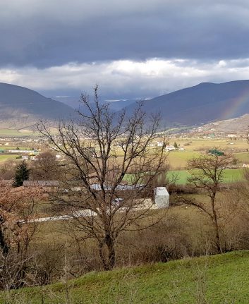 Vue sur Norcia depuis le Monastère