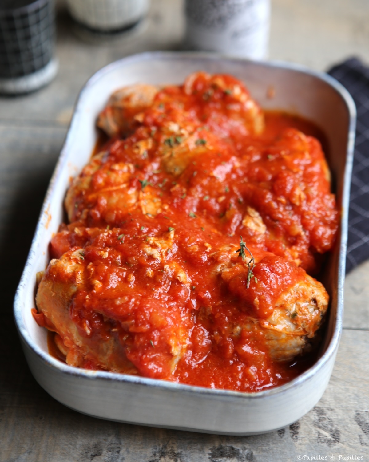 Paupiettes de veau sauce tomate