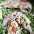Suprêmes de pintade aux petits pois