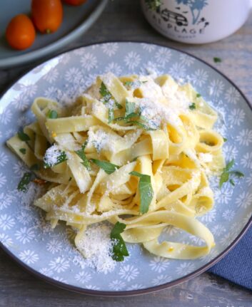 Tagliatelles aux agrumes