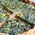 Tarte épinards ricotta orange