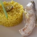 Riz au Colombo et daurade pochée