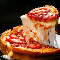 Deep dish pizza ©TMon shutterstock