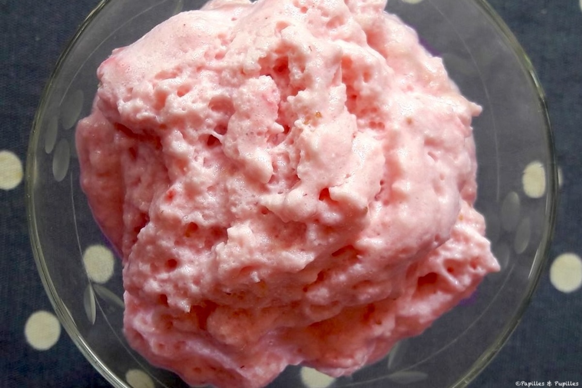 Mousse de fraises