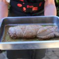 Noix de veau en rôti après coloration