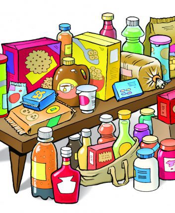 Nourriture contenant du HFCS © Mr. Chuckles. shutterstock