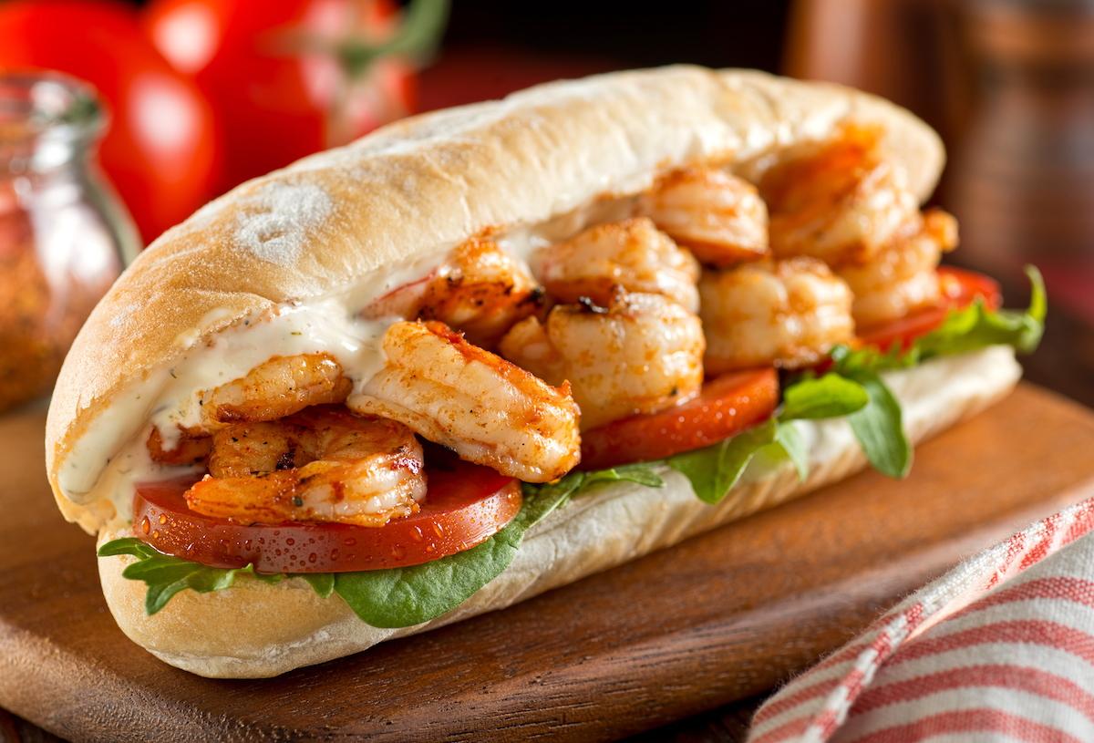 Po'boy aux crevettes ©Foodio shutterstock